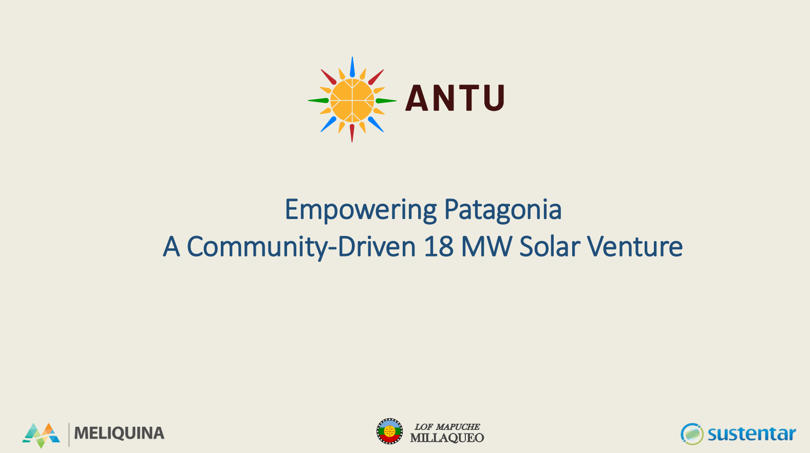 Empowering Patagonia: A Community-Driven 18 MW Solar Venture – ​Presentation