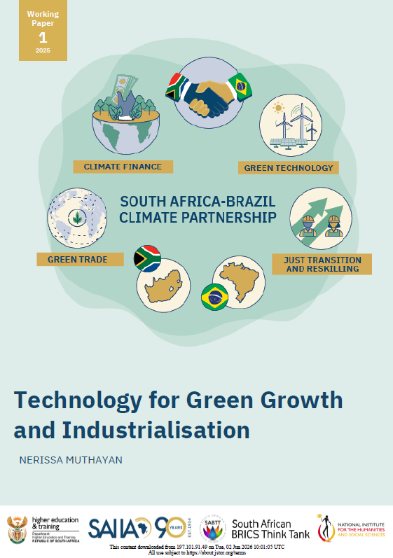 Technology for Green Growth and Industrialisation