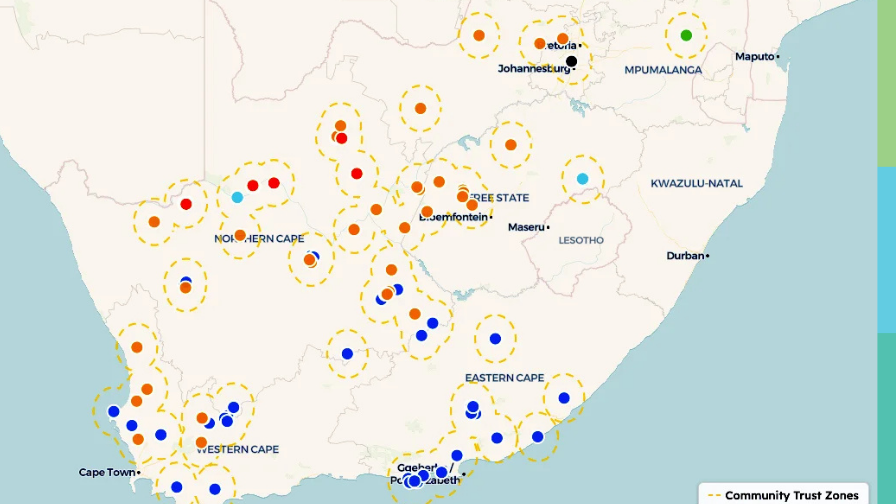 New REIPPPP Community Trust and Projects Map